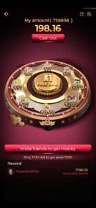 rajwin refer wheel spin bonus refer earn rajwin game invite friends